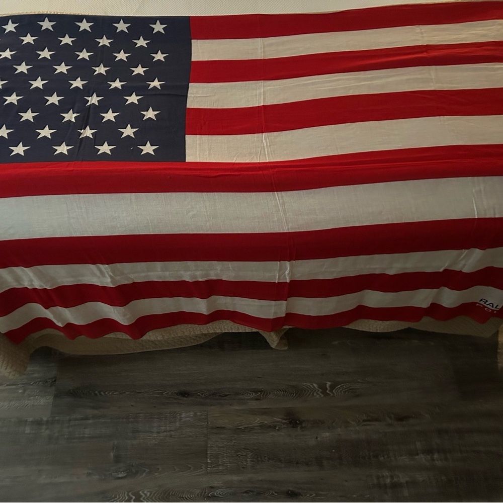 Polo by Ralph Lauren Stars and Stripes Blanket - Navy, Red, and White